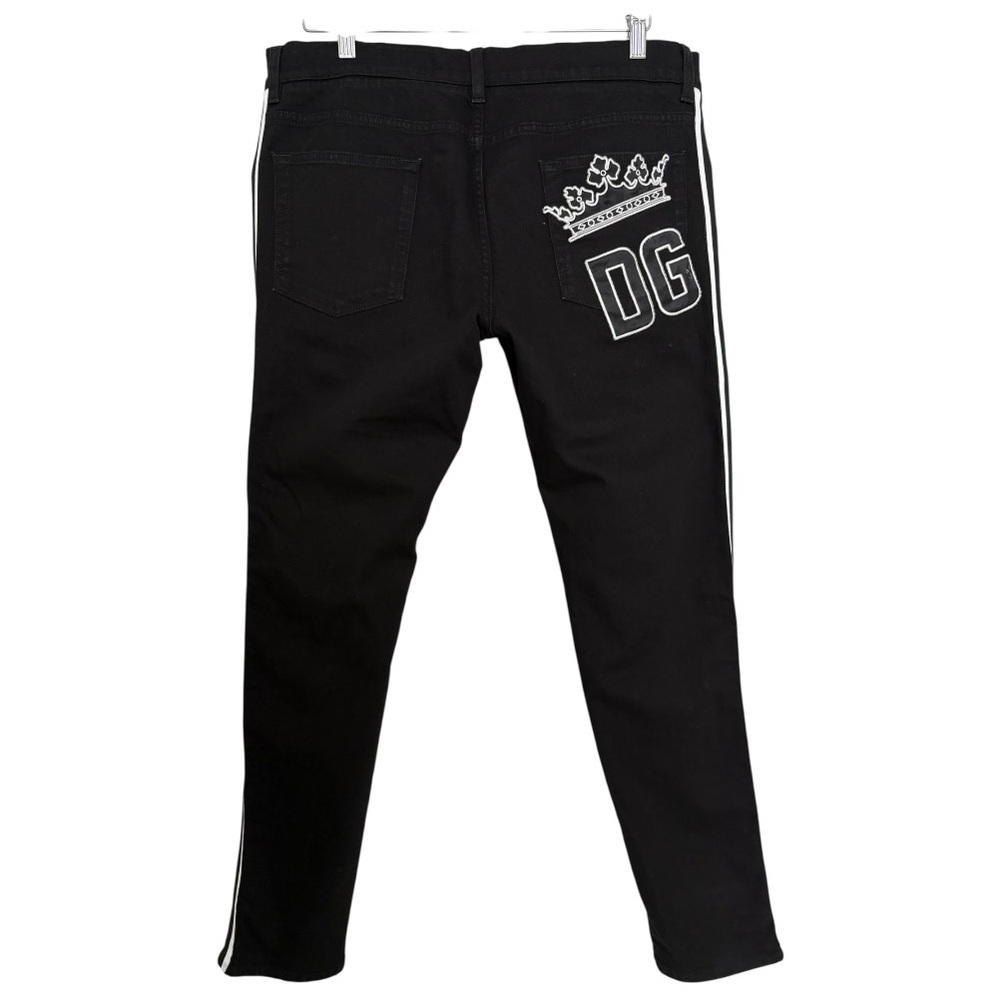 Dolce‎ & Gabbana Black Crown Cotton Stretch 
Size 55